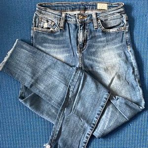 Bridge by Gly jeans midrise ankle skinny jeans. W25/L31